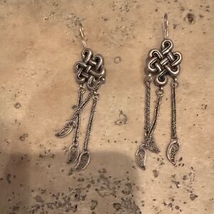 Elegant Silver Dangle Earrings